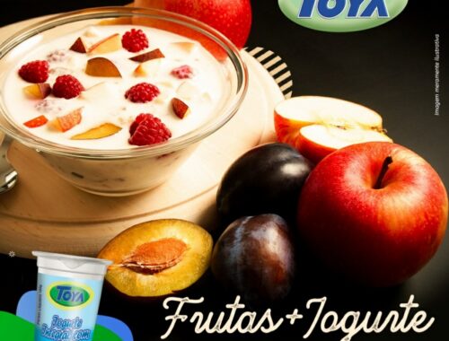 Frutas com Iogurte Integral Toya!