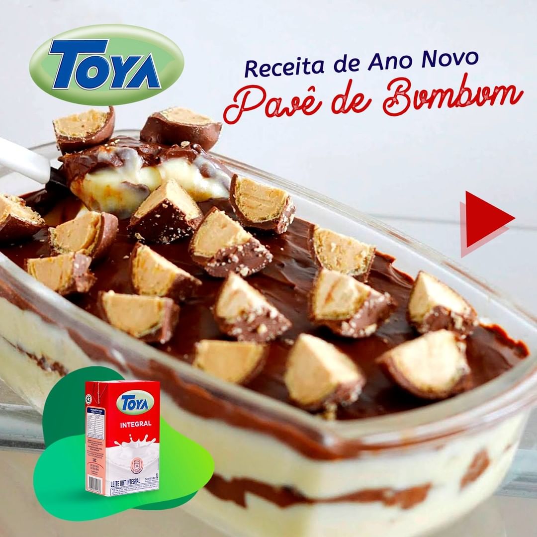 Receita de Ano Novo – Pavê de Bombom