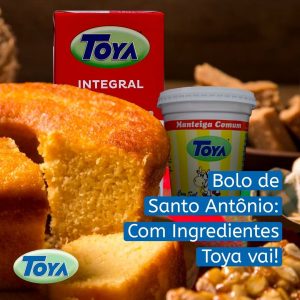 Leia mais sobre o artigo Bolo de Santo Antônio: Com ingredientes Toya vai!