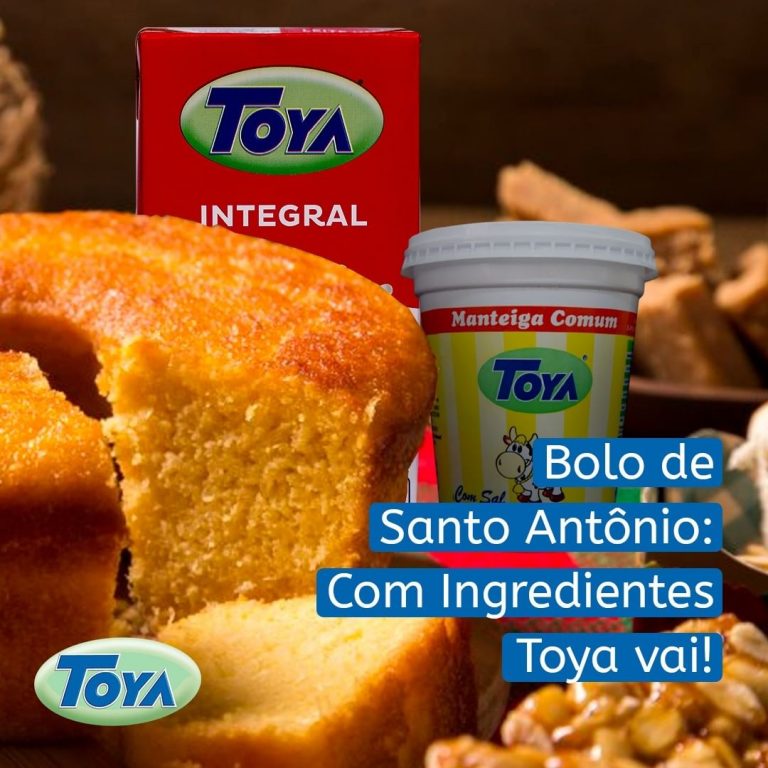 Bolo de Santo Antônio: Com ingredientes Toya vai!