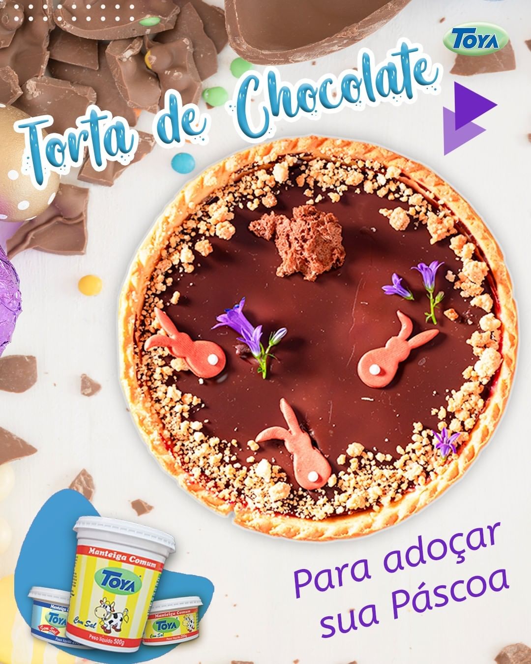 Torta de Chocolate – Para adoçar sua páscoa