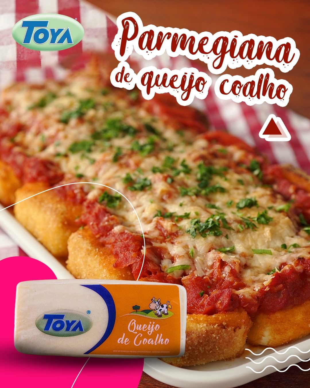 No momento, você está visualizando Parmegiana de queijo coalho