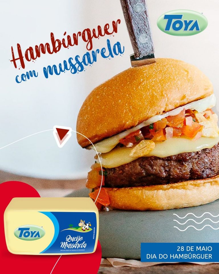 Hambúrguer com mussarela