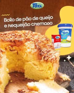 Leia mais sobre o artigo Bolo de Pão de Queijo e requeijão cremoso