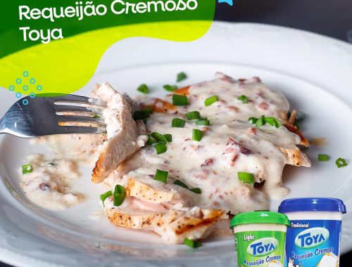 Receita de filé de frango com requeijão cremoso Toya