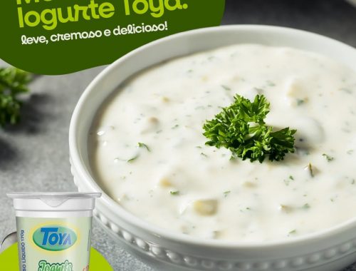 Quer uma receita fácil, saudável e deliciosa? O Molho de Iogurte Toya vai ser o seu novo favorito!