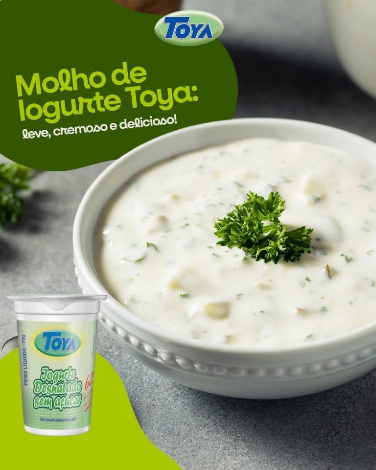 Leia mais sobre o artigo Quer uma receita fácil, saudável e deliciosa? O Molho de Iogurte Toya vai ser o seu novo favorito!