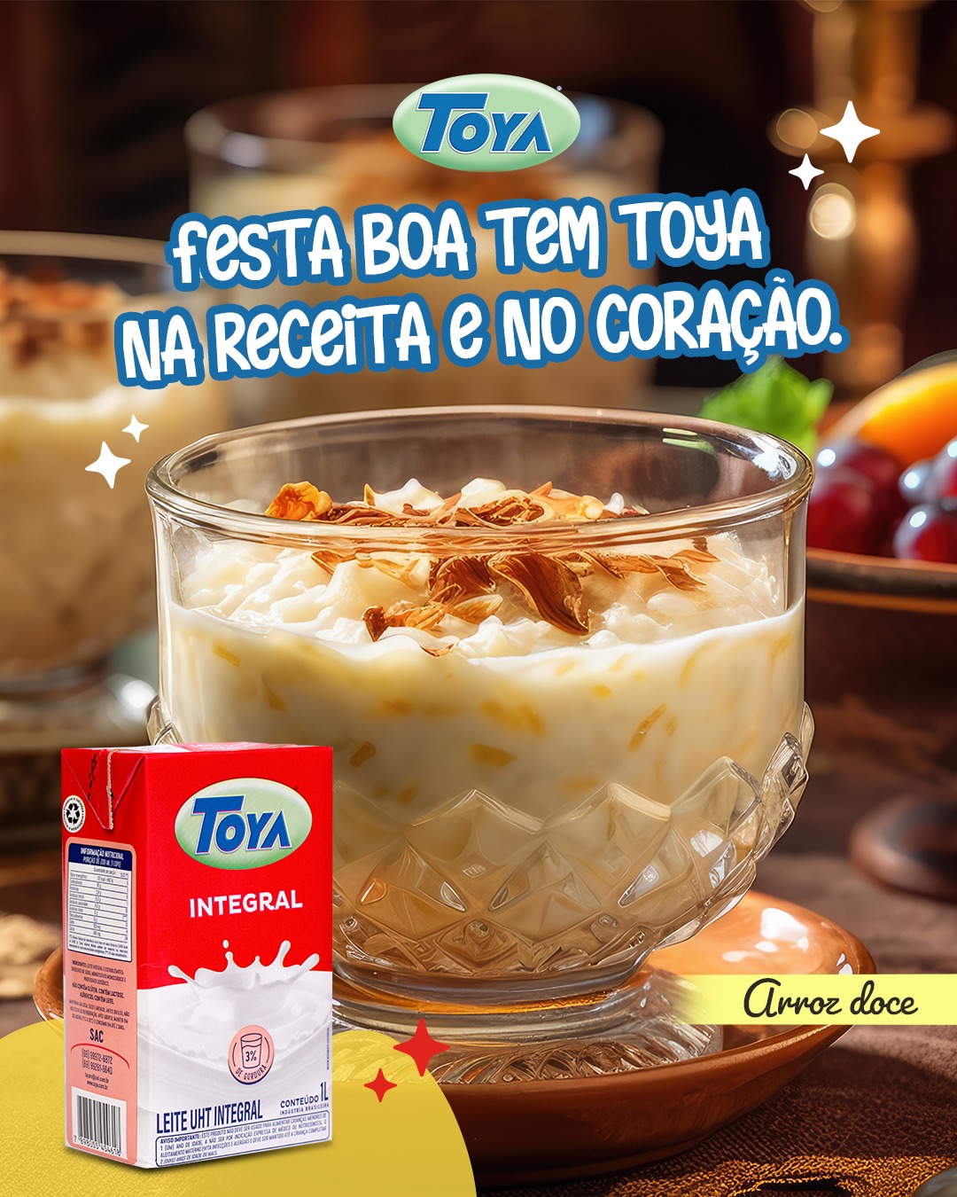 No momento, você está visualizando O arroz doce da sua infância com uma cremosidade irresistível!