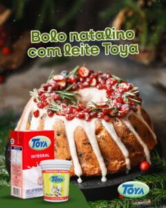 Leia mais sobre o artigo Bolo Natalino com o Leite Toya