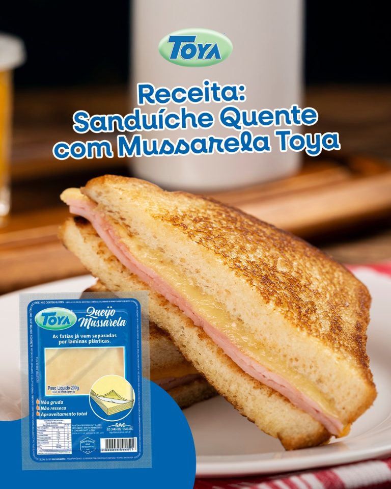 Leia mais sobre o artigo Receita de Sanduíche Quente com Mussarela Toya